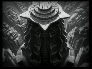 Skyscraper Matte Painting from Metropolis